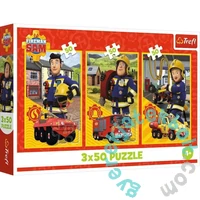 Trefl 3 x 50 db-os puzzle - Sam, a tűzoltó (34880)