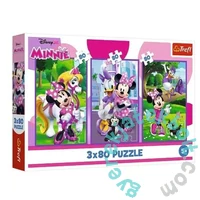 Trefl 3 x 80 db-os puzzle - Minnie egér (34889)