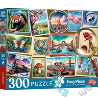 Trefl 300 db-os XXL puzzle - Easy Piece - Bélyeggyűjtemény (23100)