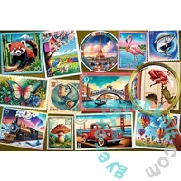 Trefl 300 db-os XXL puzzle - Easy Piece - Bélyeggyűjtemény (23100)