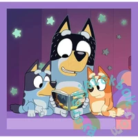 Trefl 3 az 1-ben puzzle (20,36,50 db-os) - Bluey (34895)