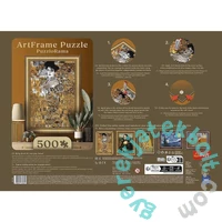 Trefl 500 db-os puzzle kerettel - Adele Bloch-Bauer I., Klimt (37543)