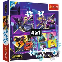 Trefl 4 az 1-ben puzzle (35,48,54,70 db-os) - Batwheels (34658)