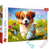 Trefl 500 db-os puzzle - Boldog kutyakölyök (37524)