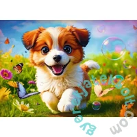 Trefl 500 db-os puzzle - Boldog kutyakölyök (37524)