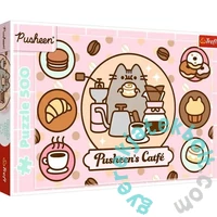 Trefl 500 db-os puzzle - Pusheen a kávézóban (37528)