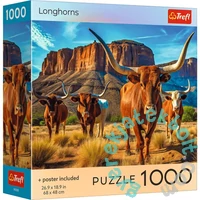 Trefl 1000 db-os puzzle - Texasi hosszúszarvúak  (99280)