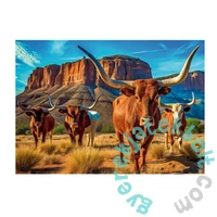 Trefl 1000 db-os puzzle - Texasi hosszúszarvúak  (99280)
