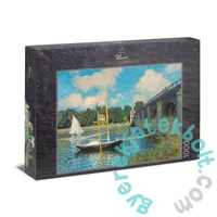 Ulmer 1000 db-os puzzle - Bridge at Argenteuil, Claude Monet (0817)