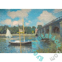 Ulmer 1000 db-os puzzle - Bridge at Argenteuil, Claude Monet (0817)