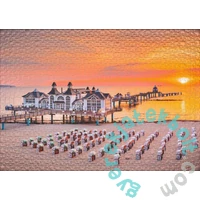 Ulmer 1000 db-os puzzle - Evening Sun on Rügen (1357)