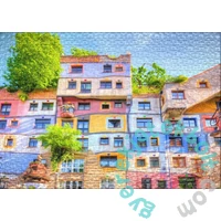 Ulmer 2000 db-os puzzle - Hundertwasserhouse, Wien (1821)