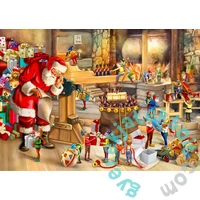 Wooden City 1010 db-os fa puzzle - A Mikulás műhelye (NB1010-0049-XL)