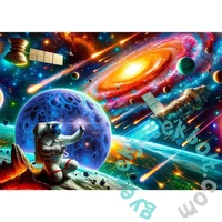 Wooden City 1010 db-os fa puzzle - A világűr felfedezése (NB0800-XL)