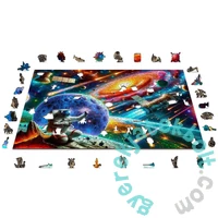 Wooden City 1010 db-os fa puzzle - A világűr felfedezése (NB0800-XL)