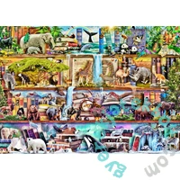 Wooden City 1010 db-os fa puzzle - Csodálatos állatvilág (NB1010-0141-XL)