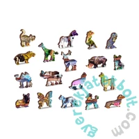 Wooden City 1010 db-os fa puzzle - Csodálatos állatvilág (NB1010-0141-XL)