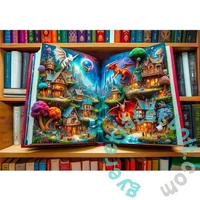 Wooden City 1010 db-os fa puzzle - Elvarázsolt mesék (NB0801-XL)