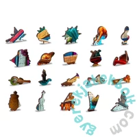 Wooden City 1010 db-os fa puzzle - Elvarázsolt mesék (NB0801-XL)