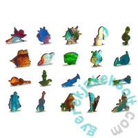 Wooden City 1010 db-os fa puzzle - Fantázia kastély (NB0811-XL)