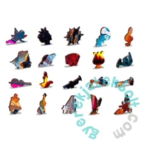 Wooden City 1010 db-os fa puzzle - Halloween-i kastély (NB0814-XL)