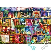 Wooden City 1010 db-os fa puzzle - Kincskereső könyvespolc (NB1010-0131-XL)