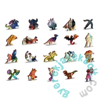 Wooden City 1010 db-os fa puzzle - Kincskereső könyvespolc (NB1010-0131-XL)