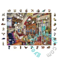 Wooden City 1010 db-os fa puzzle - Kívánság a könyvesboltban (NB1010-0137-XL)