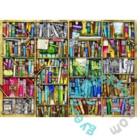 Wooden City 1010 db-os fa puzzle - Könyvespolc (NB1010-0128-XL)