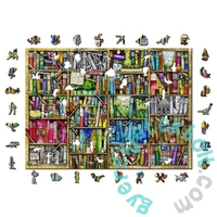 Wooden City 1010 db-os fa puzzle - Könyvespolc (NB1010-0128-XL)