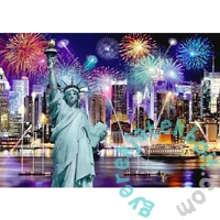 Wooden City 1010 db-os fa puzzle - New York éjjel (NB1010-0026-XL)