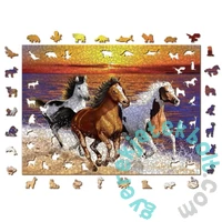 Wooden City 1010 db-os fa puzzle - Vadlovak a tengerparton (NB0804-XL)