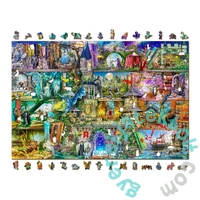 Wooden City 2000 db-os fa puzzle - Egyszer volt, hol nem volt (AL2000-0146-XXL)