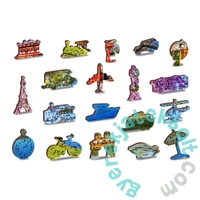 Wooden City 505 db-os fa puzzle - Byodo-In templom, Kyoto, Japán (NB505-0123-L)