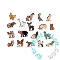 Wooden City 505 db-os fa puzzle - Lovak szelfi (NB505-0015-L)