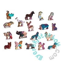 Wooden City 505 db-os fa puzzle - Pajkos kutyakölykök (NB505-0135-L)