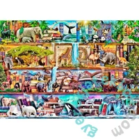 Wooden City 4000 db-os fa puzzle - Az állatok varázslatos birodalma (AN4000-0141-XXXL)