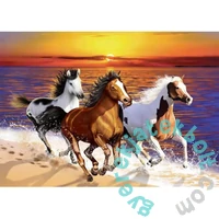 Wooden City 4000 db-os fa puzzle - Vadlovak a tengerparton (AN4000-0804-XXXL)