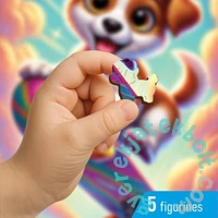 Wooden City 40 db-os fa puzzle - Gördeszkás kutyus (CH99003-MV)