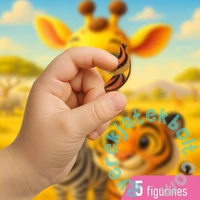 Wooden City 20 db-os fa puzzle - Afrikai barátok (CH99053-SV)