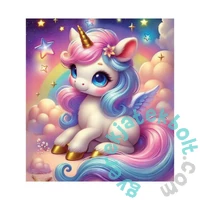 Wooden City 20 db-os fa puzzle - Varázslatos unikornis (CH99056-SV)