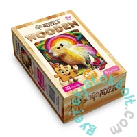 Wooden City 20 db-os fa puzzle - Trópusi kapibara kert (CH99059-SV)