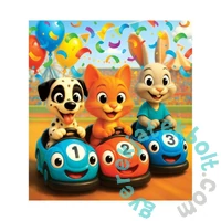 Wooden City 20 db-os fa puzzle - Vidám futam (CH99060-SV)