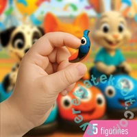 Wooden City 20 db-os fa puzzle - Vidám futam (CH99060-SV)