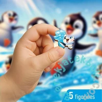 Wooden City 40 db-os fa puzzle - Boldog pingvinek (CH99126-MH)