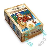 Wooden City 40 db-os fa puzzle - Mikulás (CH99127-MH)