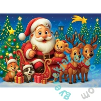 Wooden City 40 db-os fa puzzle - Mikulás (CH99127-MH)
