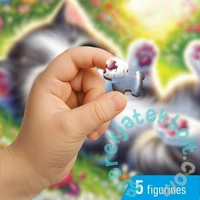 Wooden City 40 db-os fa puzzle - Kedves cica (CH99130-MH)