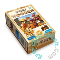 Wooden City 40 db-os fa puzzle - Vidám csapat (CH99132-MH)