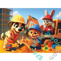 Wooden City 40 db-os fa puzzle - Vidám csapat (CH99132-MH)